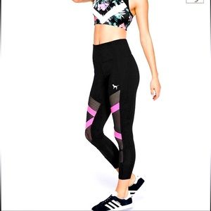 VS PINK Mesh Net Panel leggings sz XS